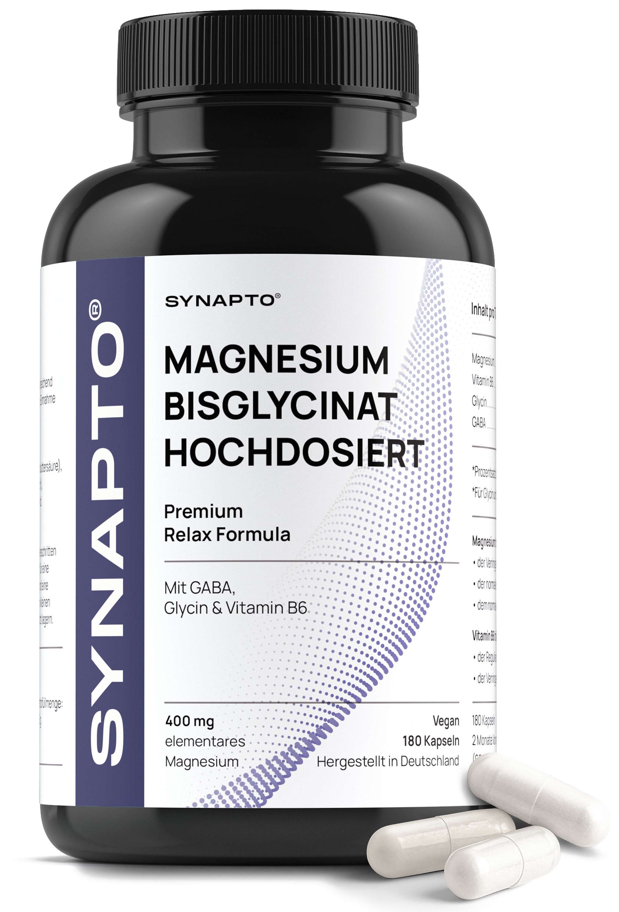 SYNAPTO Magnesium Bisglycinate High-Dose